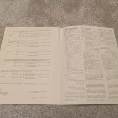 Vintage 1979 Fender Rhodes Service Center Dealer Newsletter! Rare, Original Case Candy, Paperwork! image 4