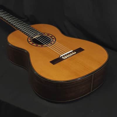 New Jose Ramirez Cedar Guitarra del Tiempo Studio Classical Nylon String Guitar w/ Logo'd Hard Case image 10