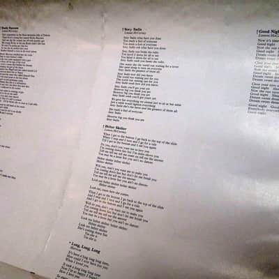 2x BEATLES Vintage Posters Lot of 2 1x White Album circa 1968 EMI 1x The Beatles Holmes McDougall image 4