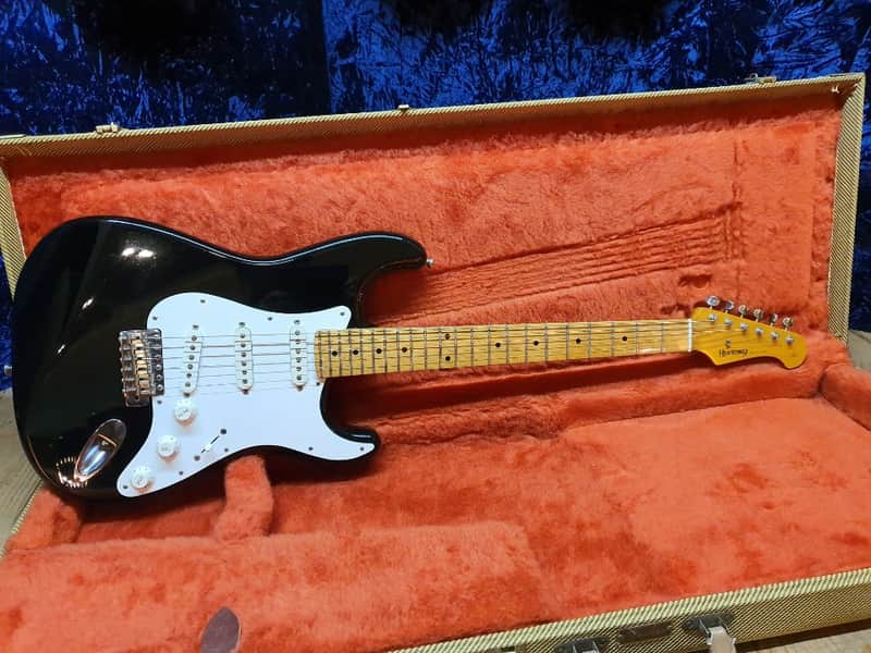 Fujigen History Stratocaster Black Strat SSS Electric Guitar image 1