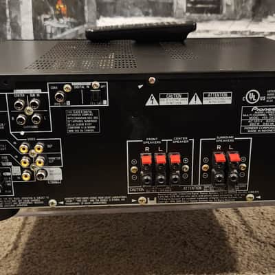Pioneer PIONEER VSX-D412-K AM-FM 5.1 Stereo Receiver 90s  - Black metal image 7