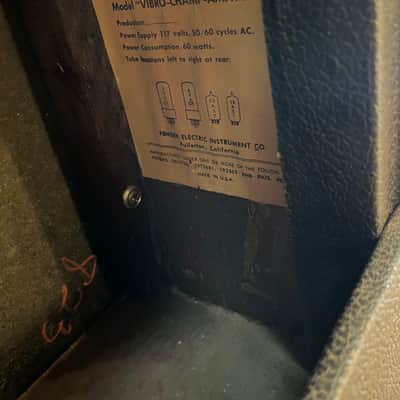 Fender Vibro Champ blackface 1965 image 12