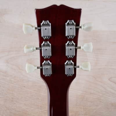 Burny Super Grade RLG-50 '59 Model MIJ 1985 Cherry Sunburst Vintage Japan w/ Bag image 22