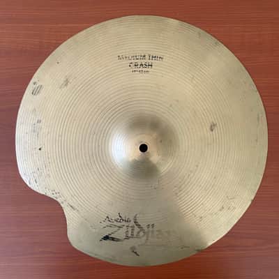 >>Video<< Repaired Zildjian 16" A Series Medium Thin Crash Cymbal image 1