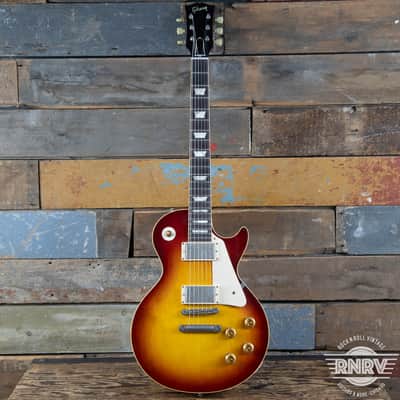 2010 Gibson Les Paul R8 1958 Reissue Plain Top Sunburst image 2