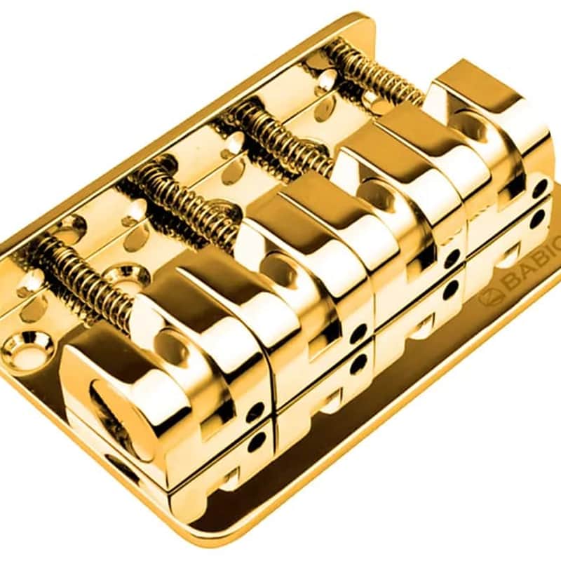 Babicz Z-Series Full Contact Hardware Bass Bridge – Gold Gold