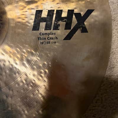 Sabian 19" HHX Complex Thin Crash Cymbal 2019 - Present - Natural image 2