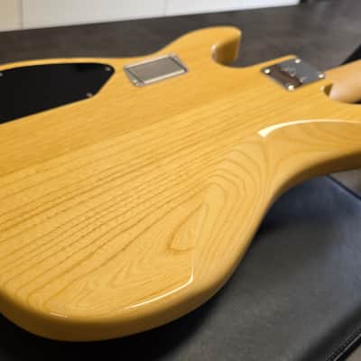 ESP Surveyor 5 Bass Natural Ash EMG Five String Pro Artist Studio Bass 2010 OHSC MIJ Japan Precision-Jazz Body image 17