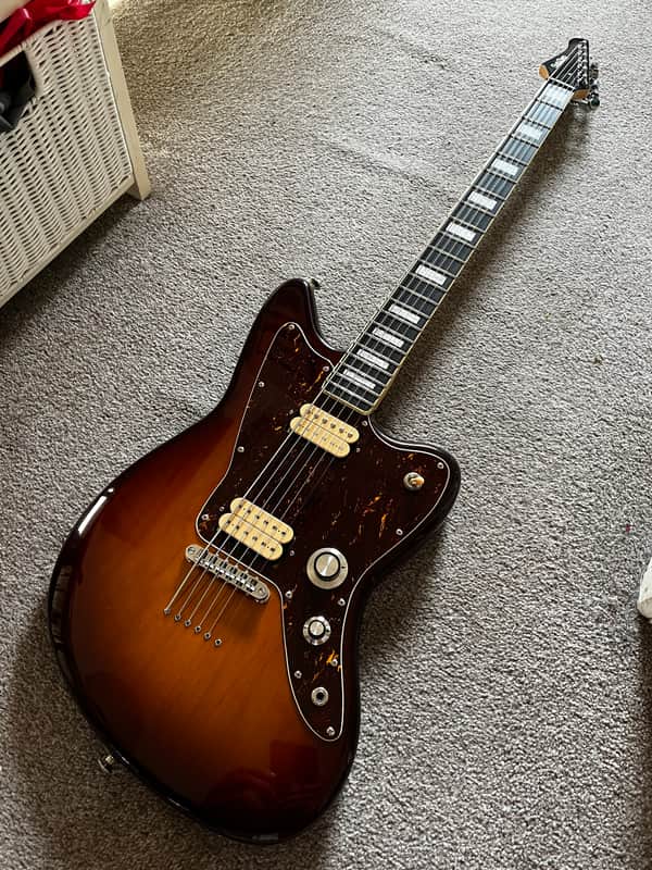 subzero rogue vi baritone electric guitar tobacco sunburst Sub Zero Rogue VI Baritone (30”) 2019 Vintage Sunburst subzero rogue vi baritone electric guitar tobacco sunburst Sub Zero Rogue VI Baritone (30”) 2019 Vintage Sunburst