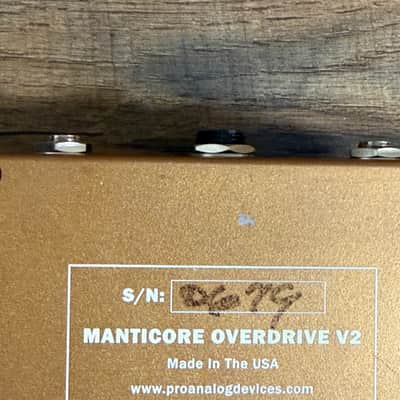 ProAnalog Devices Manticore Overdrive V2 2018 - Gold image 5