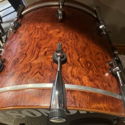 RARE - MINT - Sonor Designer 1996 - Bubinga Wood 4pc w/HSCs image 2