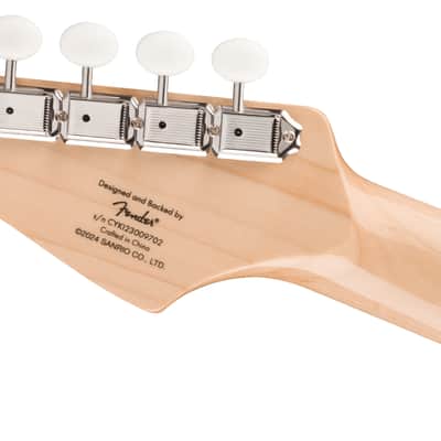 Mint Limited Edition Hello Kitty Stratocaster with Gig Bag, Maple board, White image 5