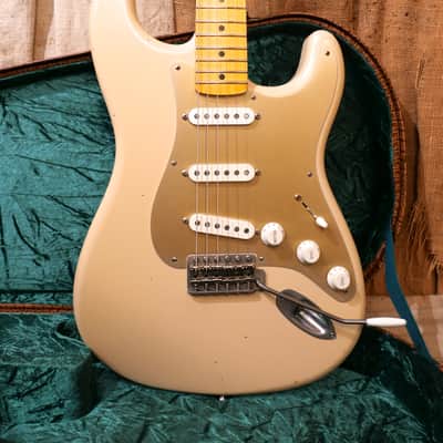 Nash S-57 Stratocaster 2021 Desert Sand w/ Gold Anodized Guard image 2