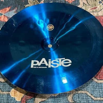 Paiste 14 Inches Color Sound 900 Blue China Cymbal *OPEN BOX* image 5