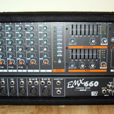 Yamaha EMX660 Powered Mixer 2 x 300w Stereo Amps image 1