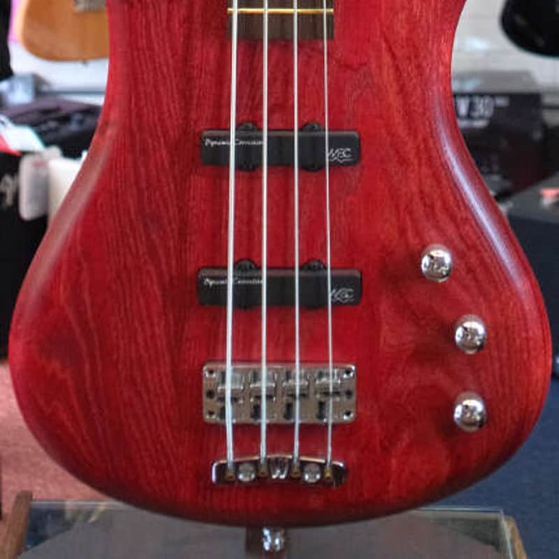 Warwick GPS Teambuilt Pro Series Corvette Ash 4-String, Burgun…