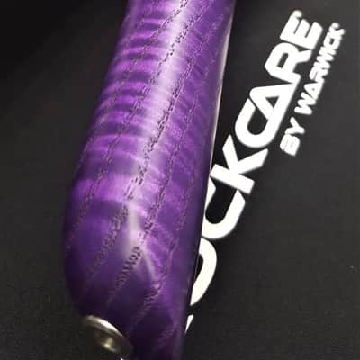 Warwick Dolphin Pro 1 - 8 String Custom Shop Masterbuilt 2022 - AAA Flame SOLID French Ash over Satin Transparent Purple Grape Flavor image 12