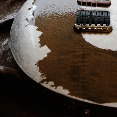 Build to order GB Liuteria Boutique Plié 6 string silver leaf relic edition image 11