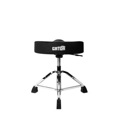 Gator Air Glide Drum Throne Saddle Seat, Black image 5