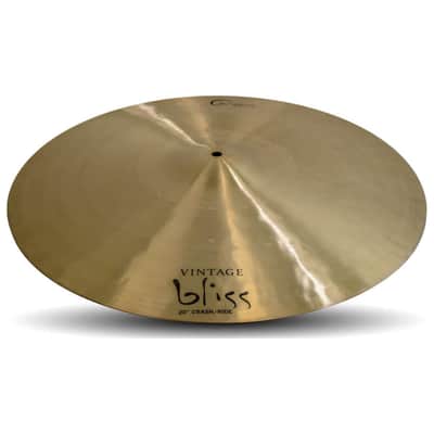 Mint Dream 20 Inch Crash/Ride Cymbal Bundle with Instrument Polishing Cloth - VBCRRI20 Vintage Bliss Series, Dream Cymbals for Practice, Performance, and Recording image 3