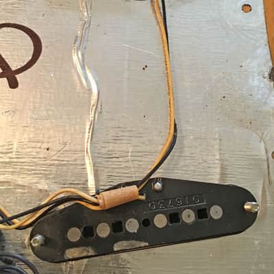 Vintage 1980 Fender Lead X-1 loaded pickguard, with pickups - complete, for USA Lead I + II image 6