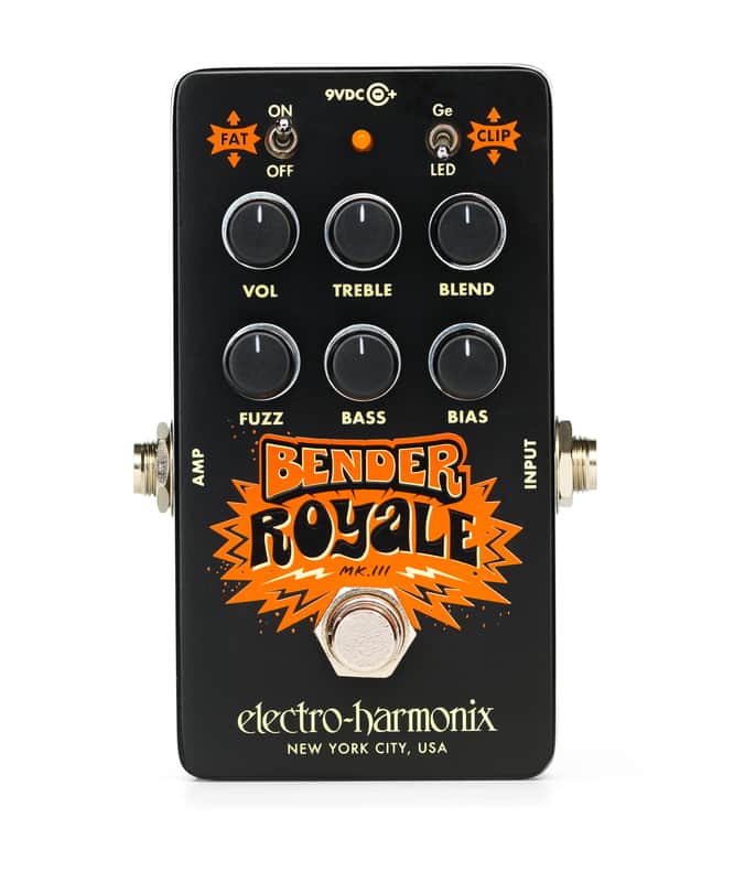 Electro-Harmonix EHX Bender Royale MK III Germanium Fuzz - Black image 1