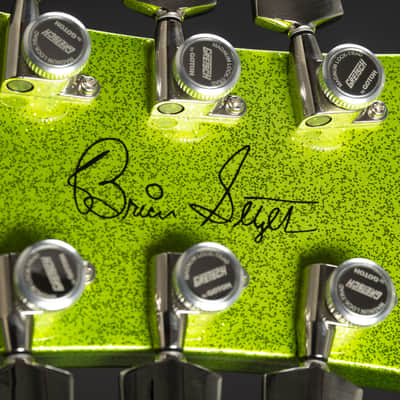 Gretsch G6120T-HR Brian Setzer Hot Rod Hollow-Body Bigsby Extreme Coolant Green - Semi Acoustic Custom Guitar image 10