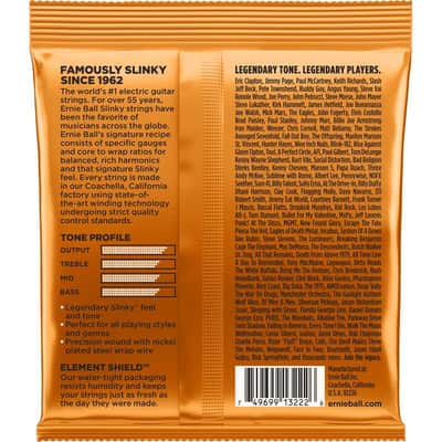 Ernie Ball 3222 Hybrid slinky 9-46 - pack de 3 image 2