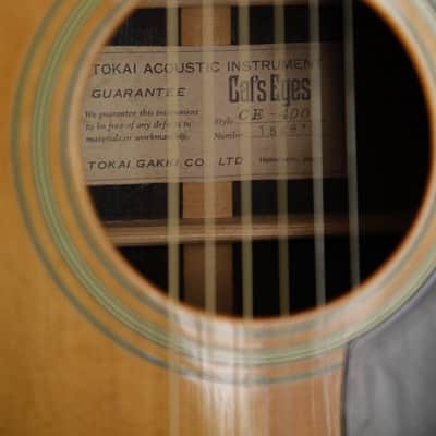 Tokai Cat's Eyes CE-400 Vintage Acoustic Guitar Made in Japan | Reverb