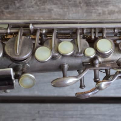 Buescher True Tone Soprano 1924 Silver Plated Sax Bild 12
