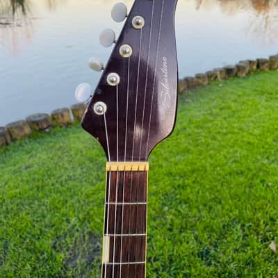 John Hiatt owned , 1960ies, Silvertone with built-in amp image 6