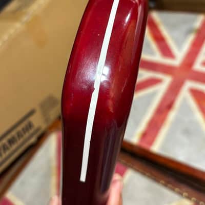 DeArmond Jet Star Special Crimson Red Transparent Electric Guitar image 7