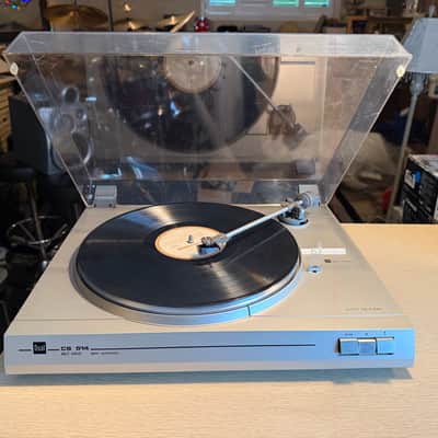 Dual CS 514 Silver Turntable Record Player DN 239 Cartridge Fresh Service Rare! image 2