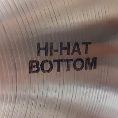 Paiste 14" 404 "Black Label" Hi-Hat Cymbals (Pair) 1974 - 1980 image 9