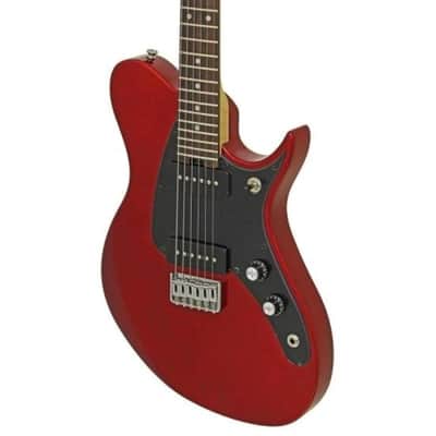 Aria Pro II Jet II Electric Guitar, Candy Apple Red image 3