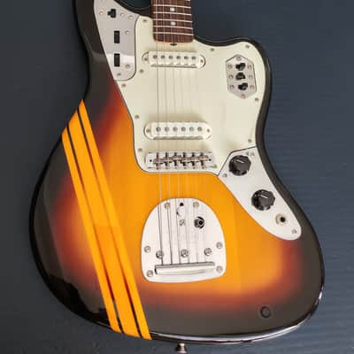 *NEW* 2025 Fender Japan Traditional Collection 60s Jaguar - Serial Number #666 ! Competition 3-Color Sunburst / Aged Natural MIJ image 4