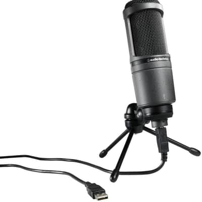 Audio Technica AT2020 Studio Recording Microphone-Cardioid Condenser Mic image 2
