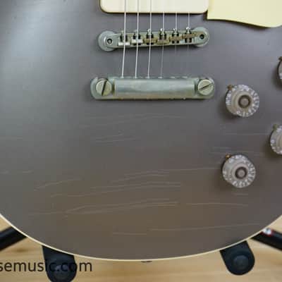 Gibson Custom Shop Murphy Lab 70th Anniversary '55 Les Paul Standard Reissue - Samoa Beige Light Aged image 7