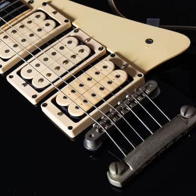 Greco EG-500C 3PU Super Power Les Paul Custom 1980-1982 - Black - VERY GOOD condition image 7