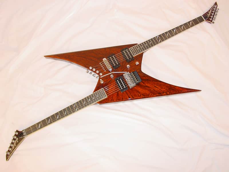 Jackson USA  Custom Shop NAMM Rhoads Doubleguitar, 1 of 1, ultra rare Root Beer Swirl image 1