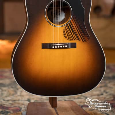 *Shoppe Used* IRIS DF *Custom* Guild Sitka/Old Mahogany Burst Slope Shoulder Dreadnought Guitar #1044 image 7