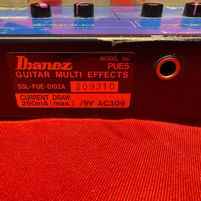 Ibanez PUE5 Guitar Multi-Effect 1980s - Blue image 8