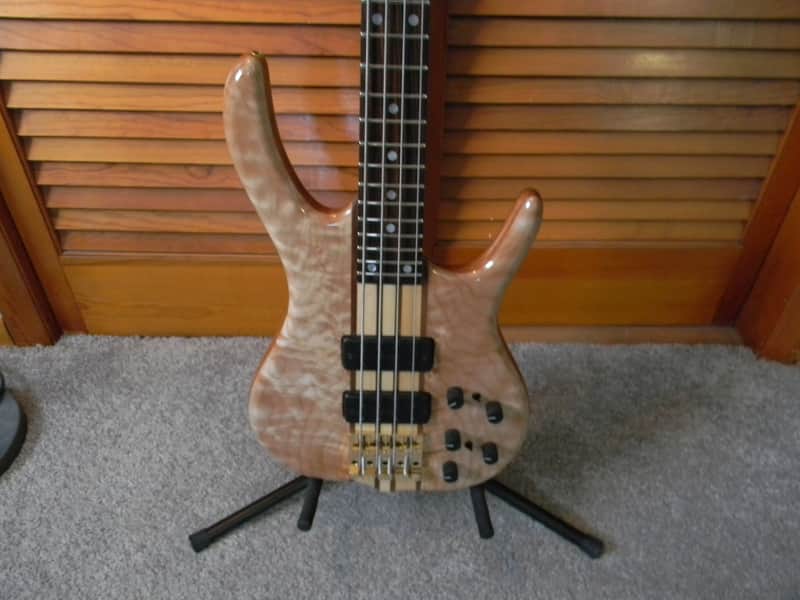 2019 Ken Smith BSR4GN 4 String Fretted Bass Quilted Maple Top and Back Brand New Authorized Dealer ! image 1