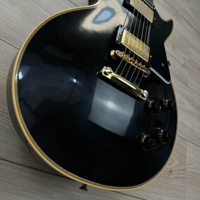 Gibson Custom 1957 Les Paul Custom Reissue VOS Electric Guitar - Ebony 2 Pickup image 3