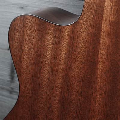 Martin OMC-10E Modern Burst Acoustic-Electric Guitar | Solid Sapele / Spruce Orchestra Model Cutaway image 10