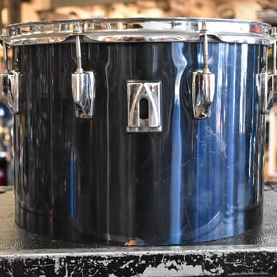 Vintage 1980s Tama Imperialstar 10 x 14 Concert Tom in Midnight Blue image 4