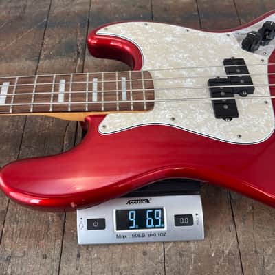 Fender American Vintage Hot Rod '70s Jazz Bass 2014 - Candy Apple Red image 10