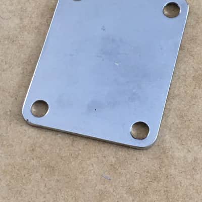 Fender Squier Affinity Luthiers Chrome Neck Plate 2000s Chrome Light NOS Relic Original Part image 5
