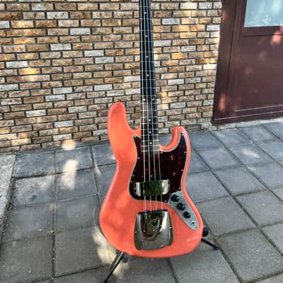 Hollowtone Coral Pink Jazz Bass image 4