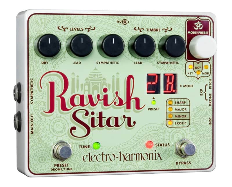 Electro-Harmonix Ravish Sitar Emulator Pedal - Open Box image 1